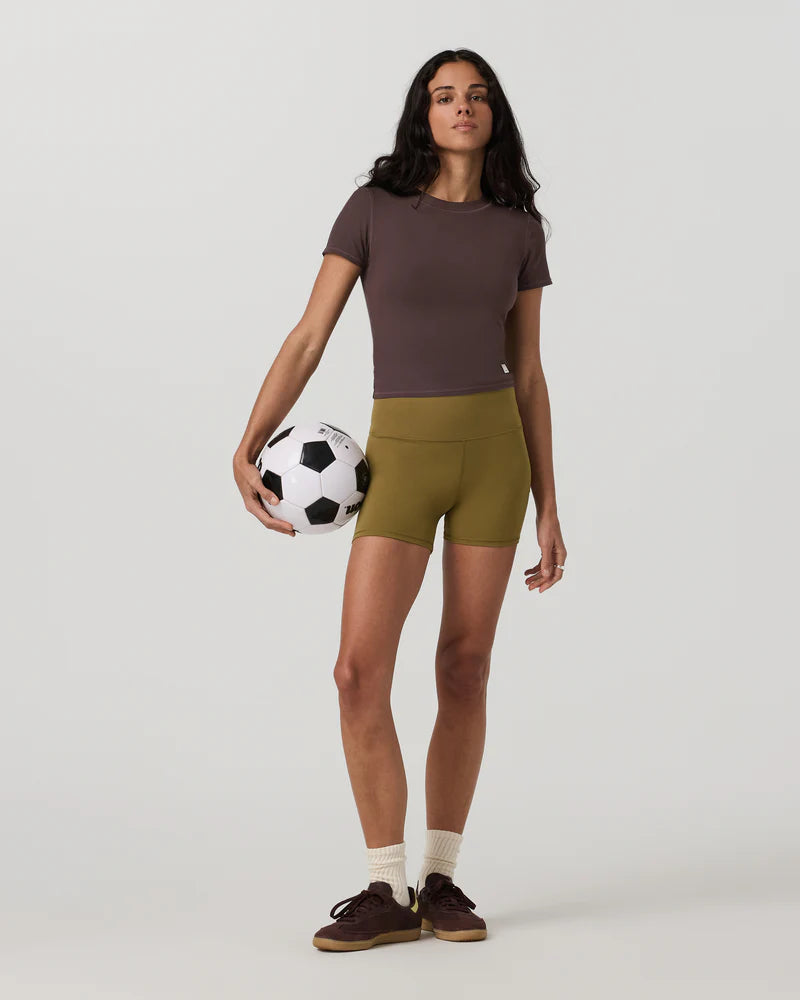 Vuori - Pose Fitted Tee - French Roast