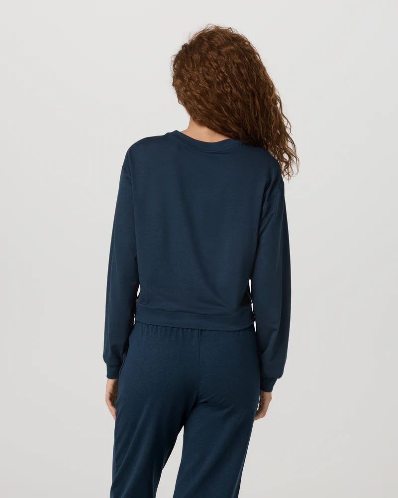 Vuori - Halo Modern Crew - Blue Coast Heather