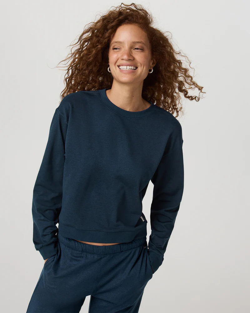 Vuori - Halo Modern Crew - Blue Coast Heather