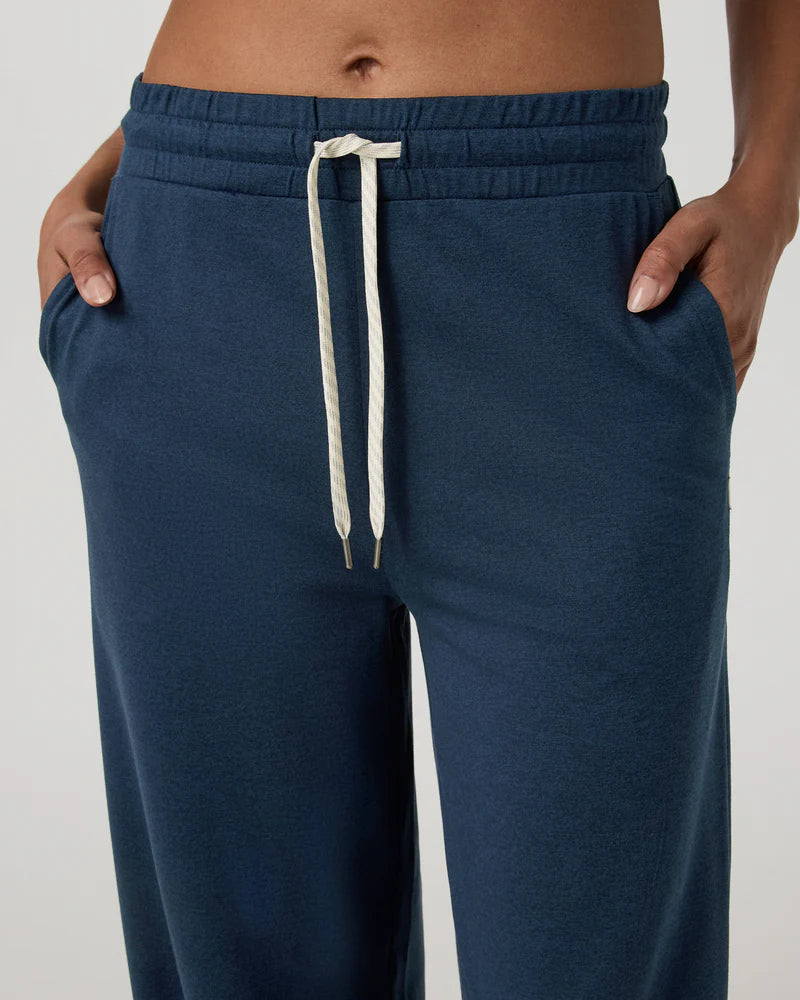 Vuori - Halo Essential Wideleg - Short - Blue Coast Heather