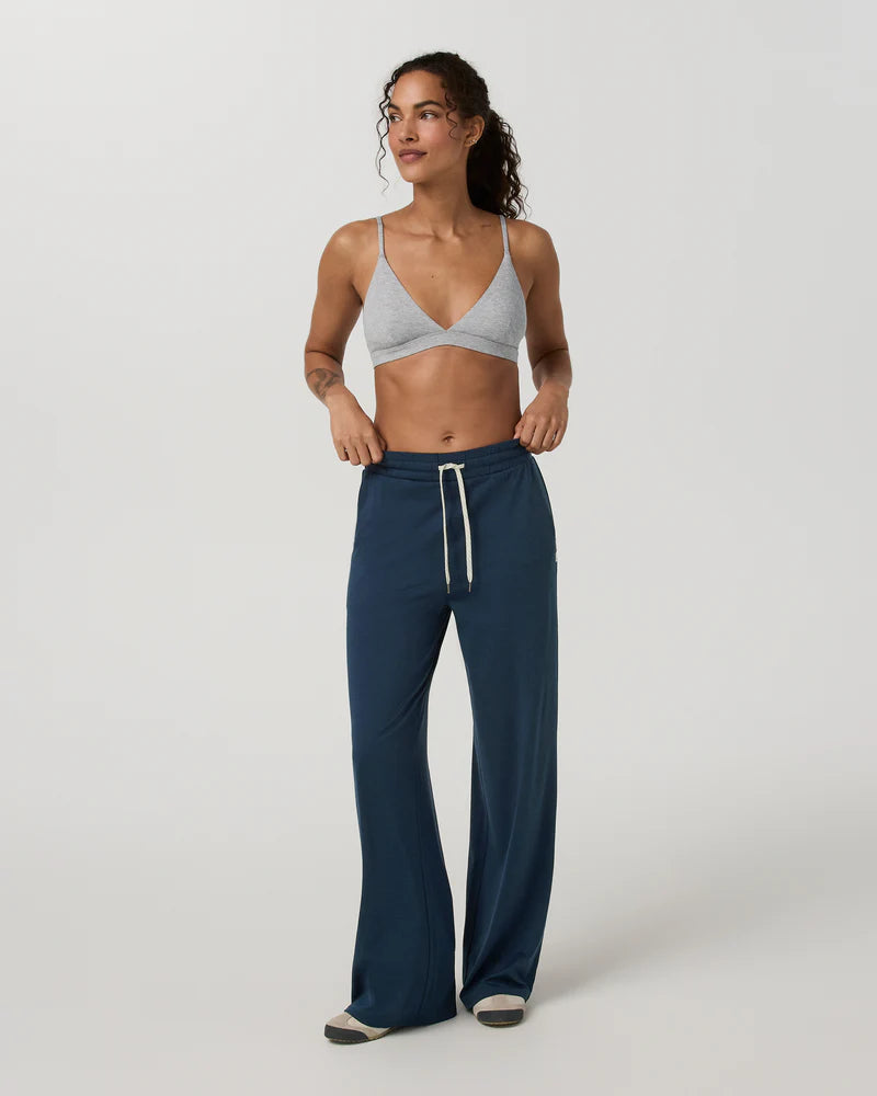 Vuori - Halo Essential Wideleg - Short - Blue Coast Heather
