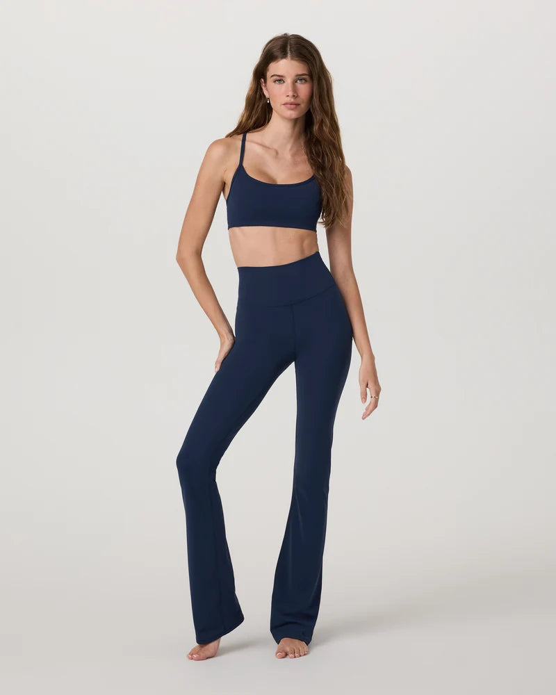 Vuori - All The Feels Slim Flare - Blue Coast Heather