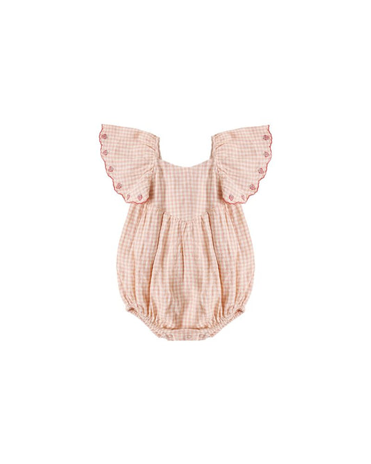 Rylee + Cru - Roxy Romper - Petal Gingham