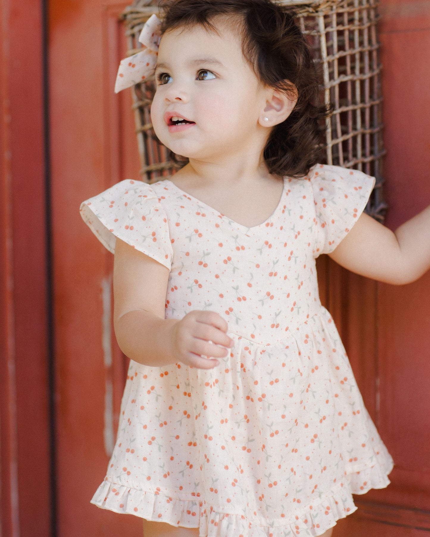 Rylee + Cru - Lilia Romper - Cherries