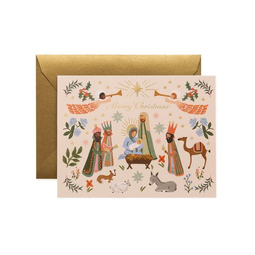 Rifle Paper Co. - Nativity Scene Card