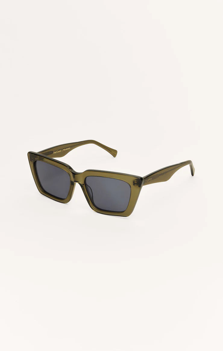 Feel Good Polarized Sunglasses - Moss Gray