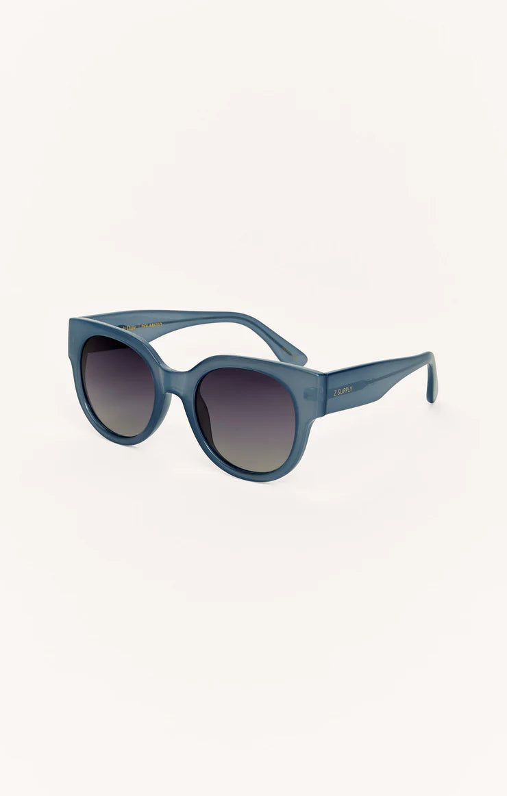 Lunch Date Polarized Sunglasses - Dark Indigo - Gradient