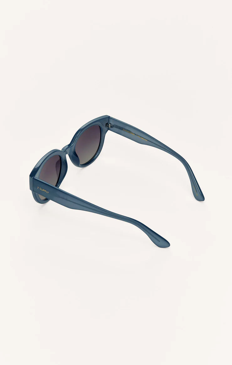 Lunch Date Polarized Sunglasses - Dark Indigo - Gradient