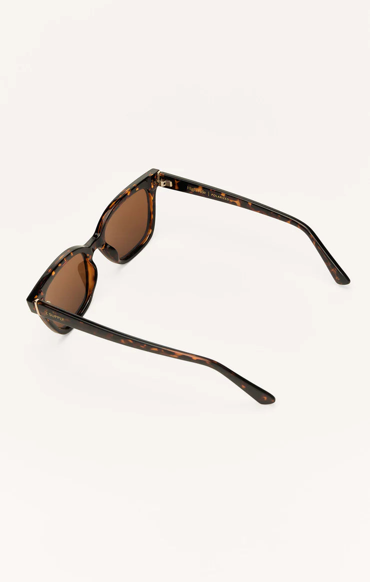 High Tide Polarized Sunglasses - Brown Tortoise - Brown