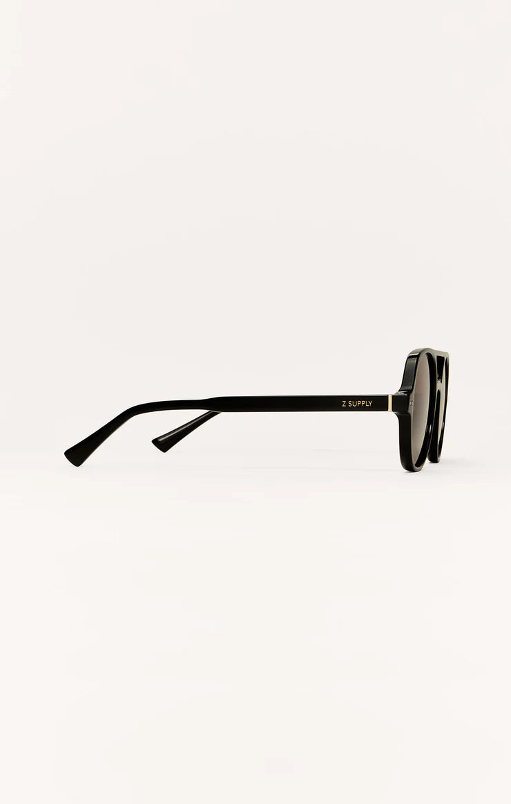 Summerland Polarized Sunglasses - Polished Black - Brown