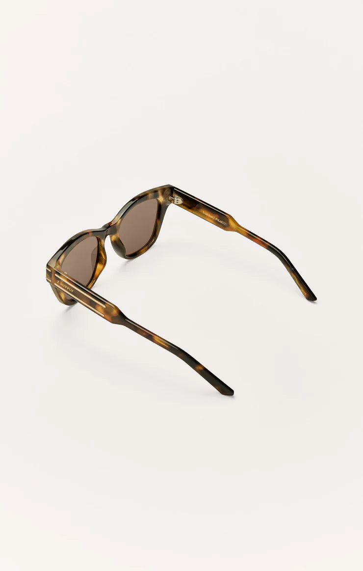 ZSUPPLY - Front Row Polarized Sunglasses - Brown Tortoise - Brown