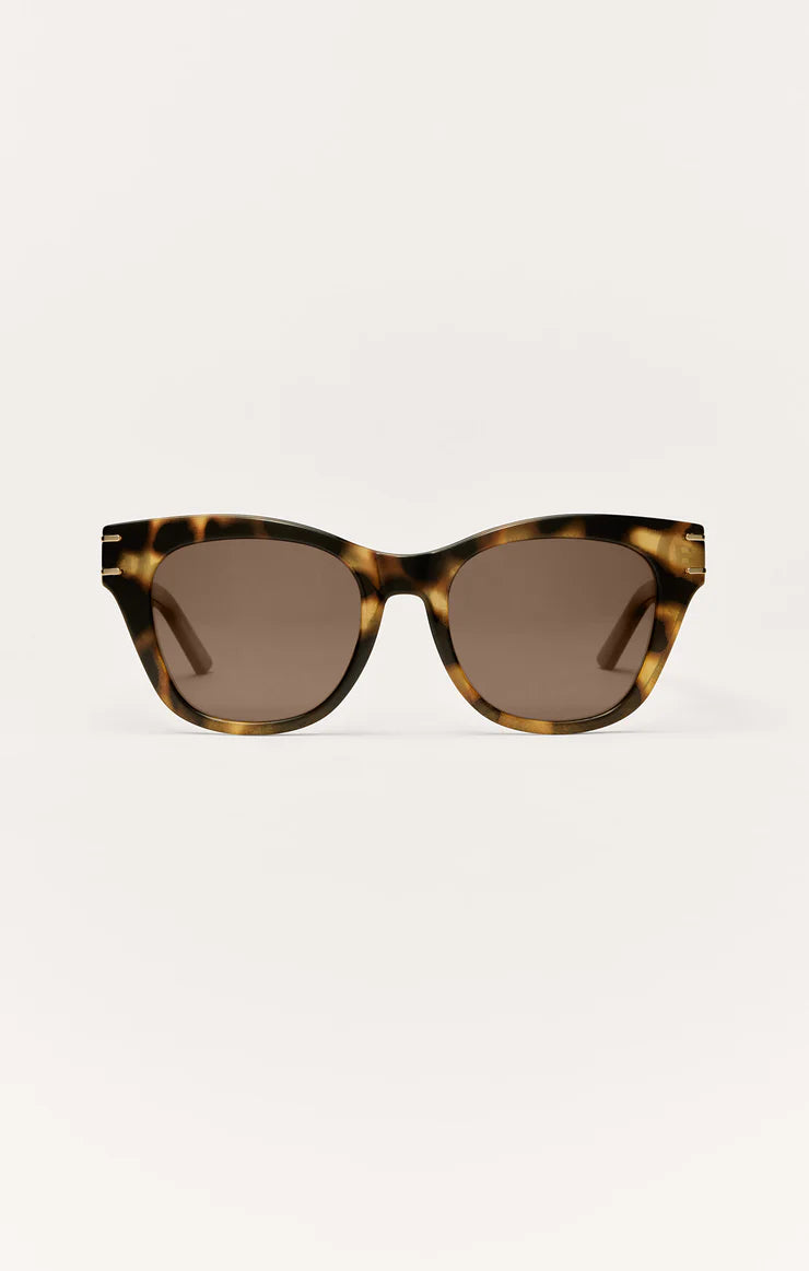 ZSUPPLY - Front Row Polarized Sunglasses - Brown Tortoise - Brown