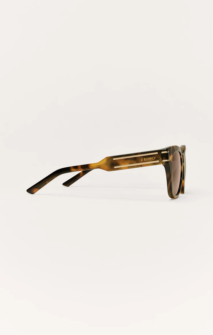 ZSUPPLY - Front Row Polarized Sunglasses - Brown Tortoise - Brown