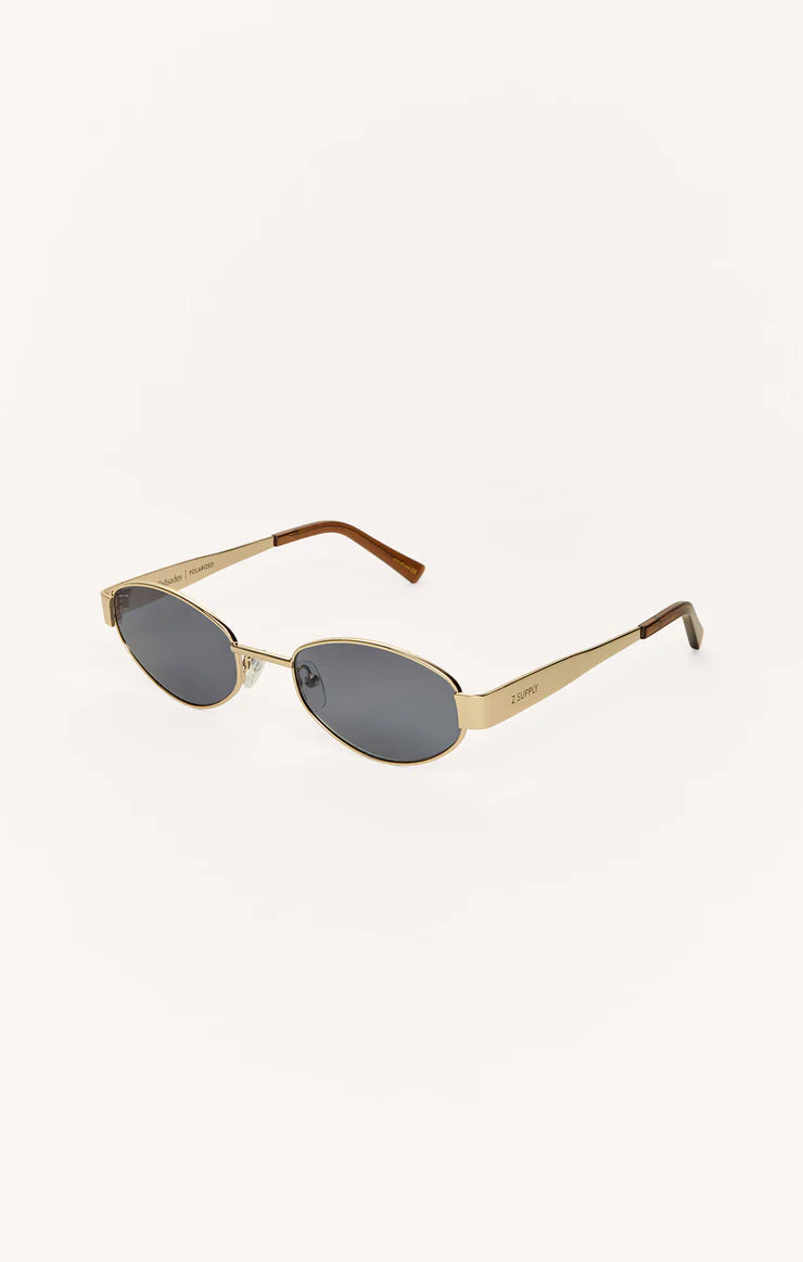 Palisades Polarized Sunglasses - Gold - Grey