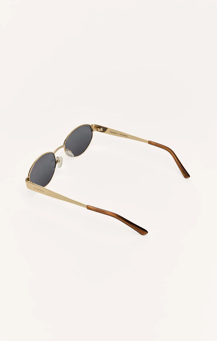 Palisades Polarized Sunglasses - Gold - Grey