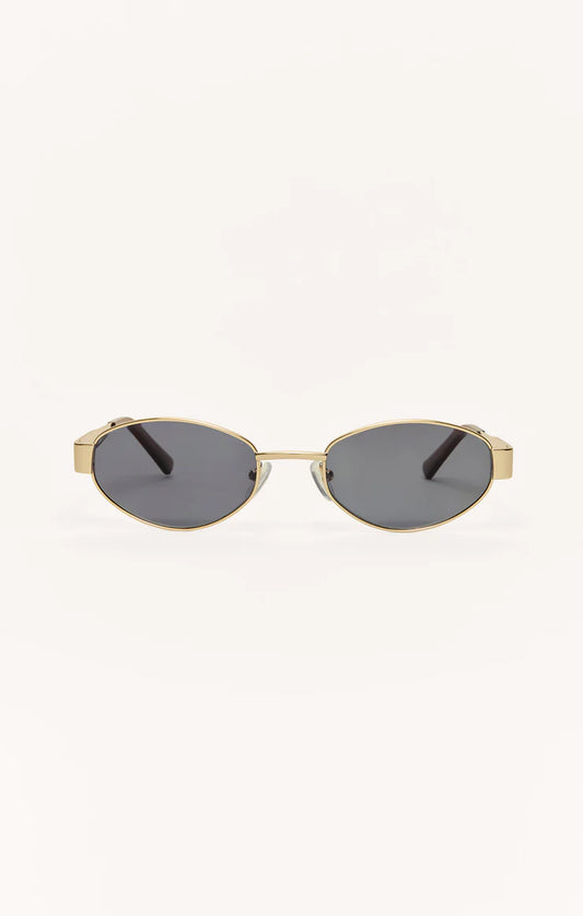 Palisades Polarized Sunglasses - Gold - Grey