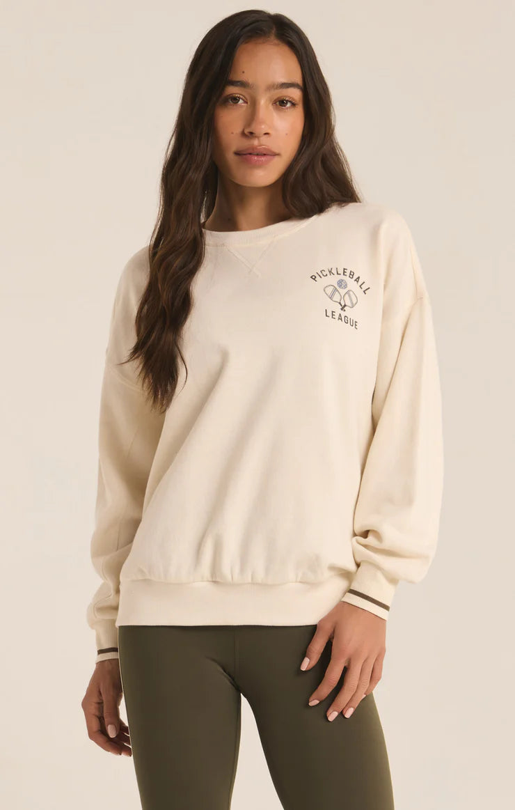 Pickleball Sweatshirt - Sandstone