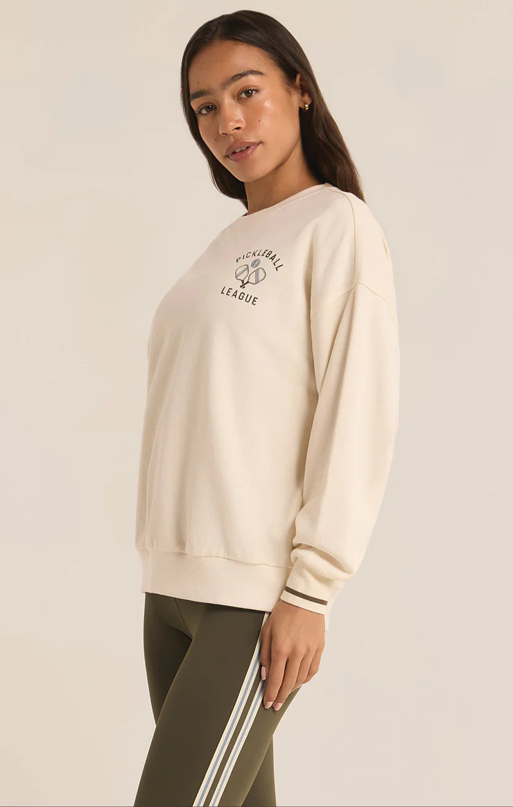 Pickleball Sweatshirt - Sandstone