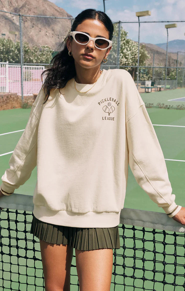 Pickleball Sweatshirt - Sandstone