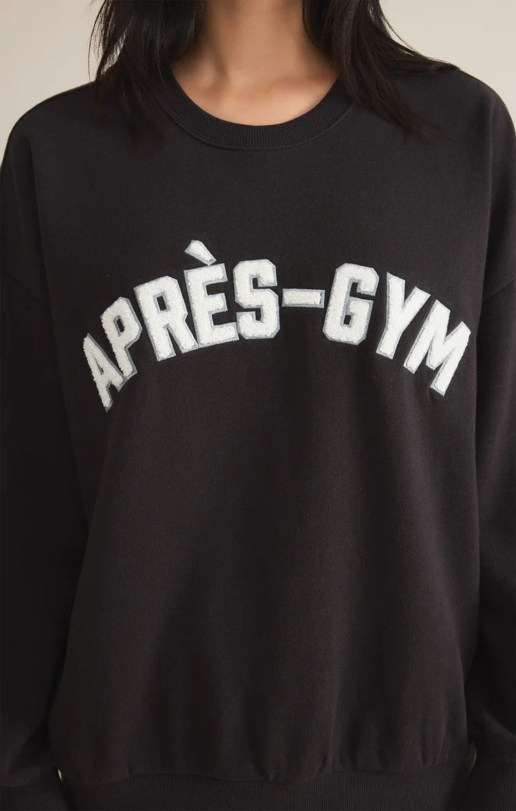 Getaway Sweatshirt - Apres-Gym - Black Sand