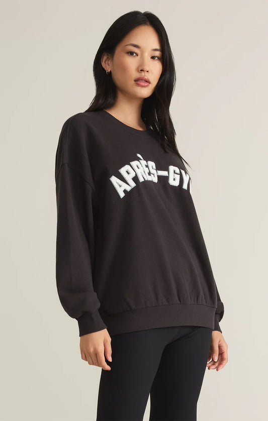 Getaway Sweatshirt - Apres-Gym - Black Sand