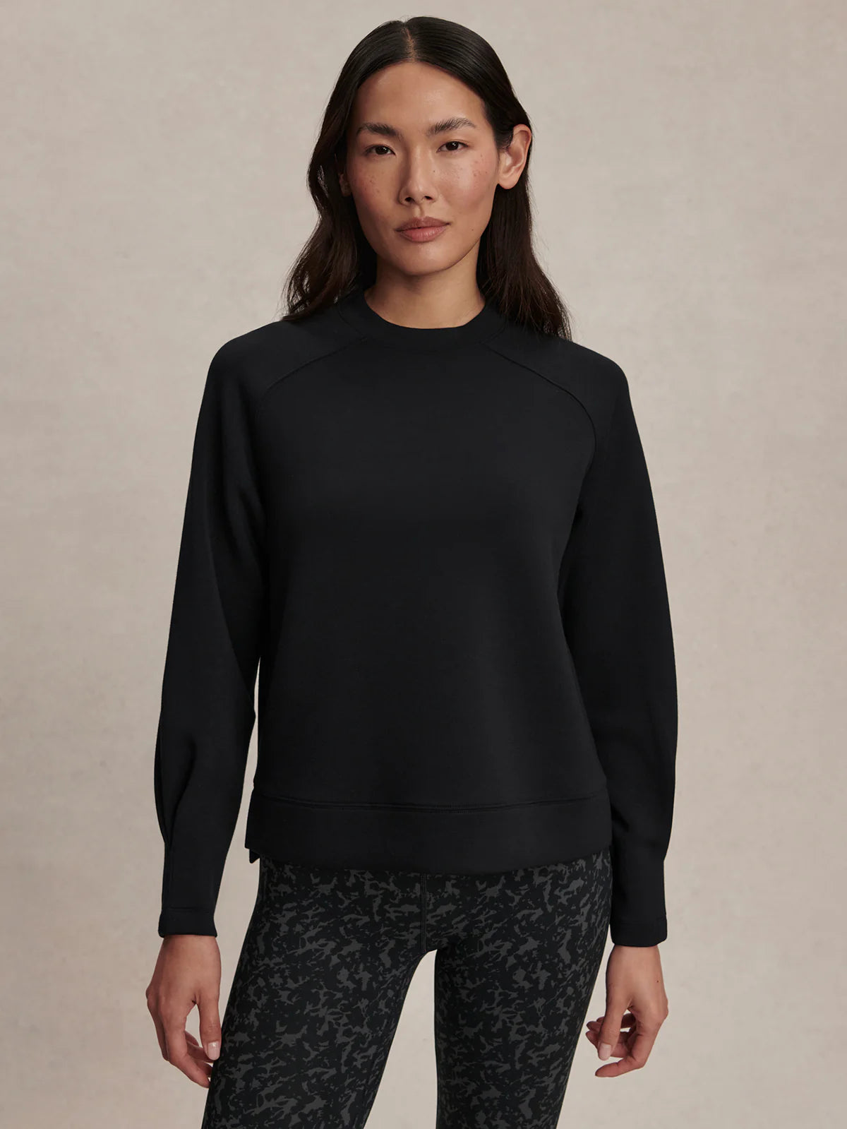 Varley - Zosia Crew Neck Active Sweater - Black