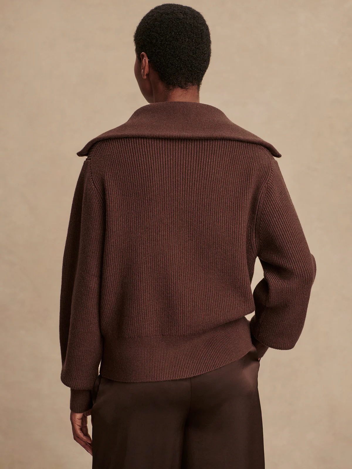 Varley - Enrico Knit Jacket - Coffee Bean