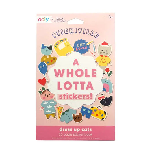 Ooly - Stickiville Stickers x Suzy - Dress Up Cats