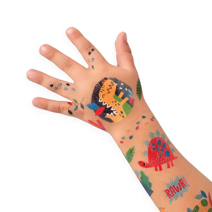 OOLY - Tattoo Palooza - Temporary Glitter Tattoo: Colorful Cats