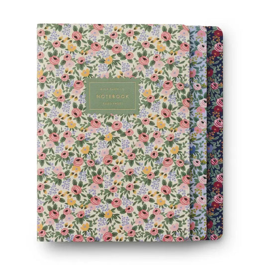 Rifle Paper Co. - Assorted Set of 3 Notebooks - Rosa