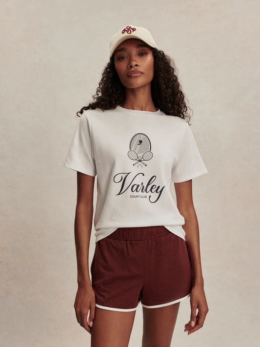 Varley - Coventry Branded Tee - White