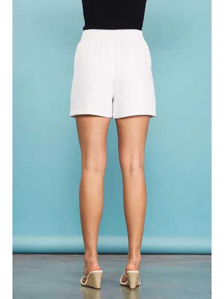 Tailored Shorts - White