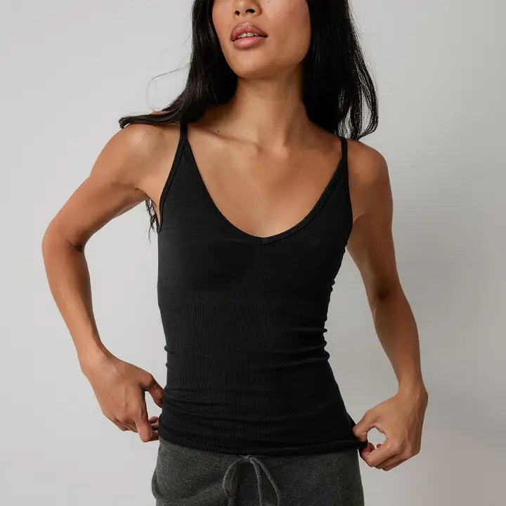Lunya - Seamless Modal Tank - Immersed Black