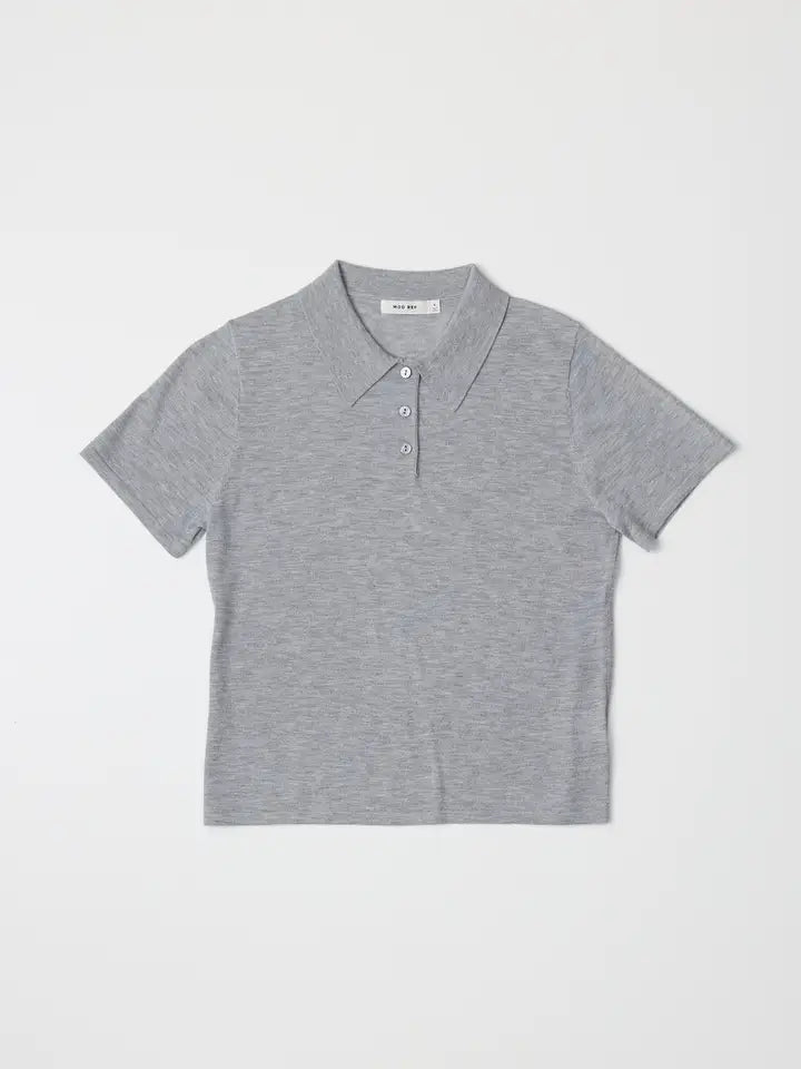 The Gemma Top - Heathered Grey
