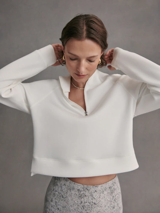 Varley - Ebba Half Zip - Snow White