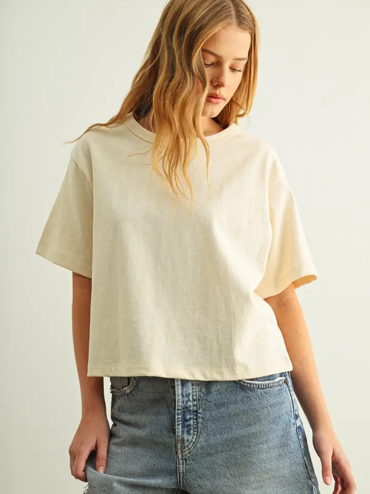 Short Sleeve Tee - Oatmeal