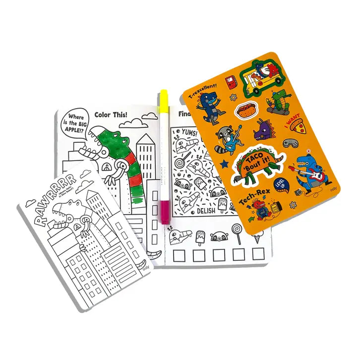 Ooly - Let's Go!: Activity & Coloring Kit - Kitty In The City
