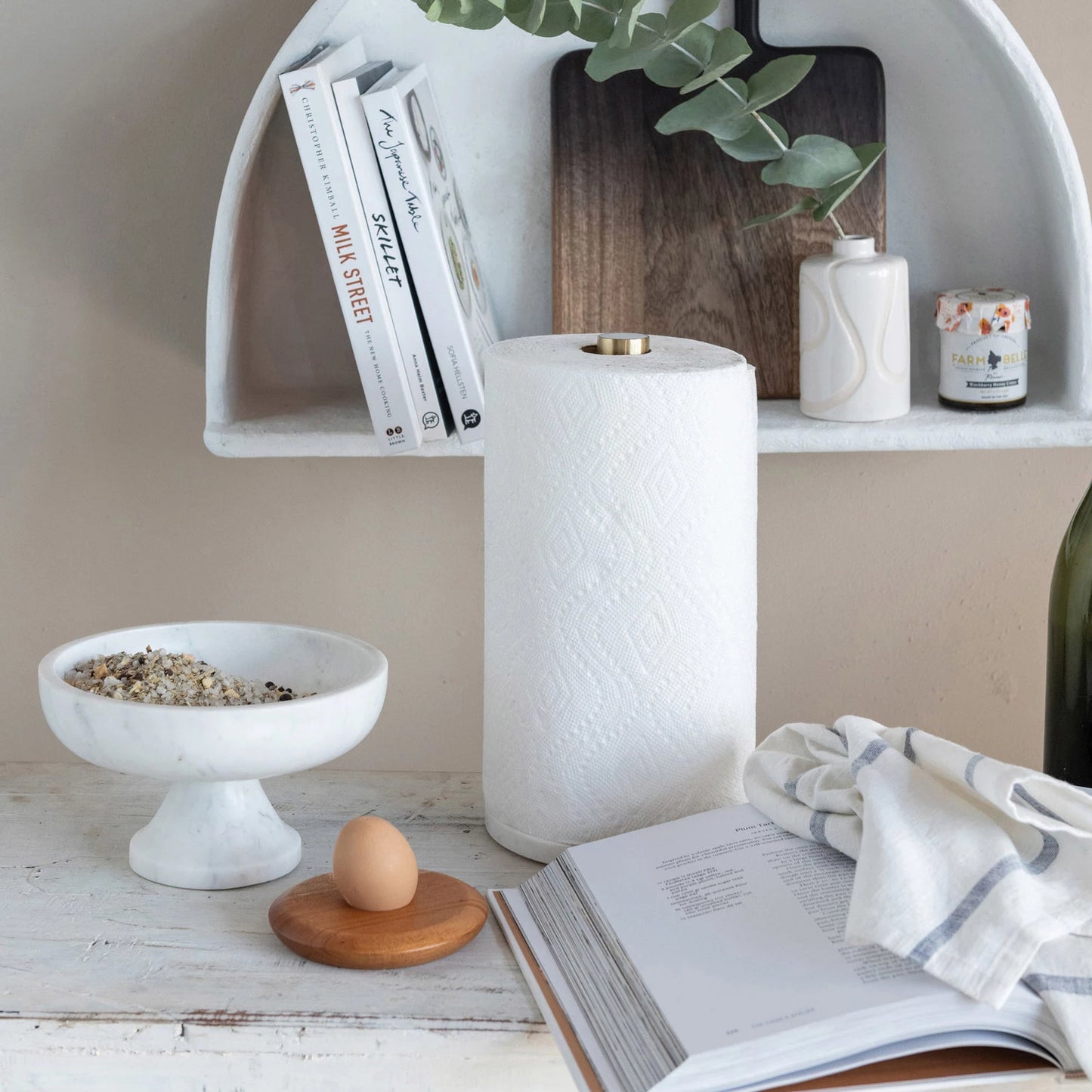Marble Footed Bowl