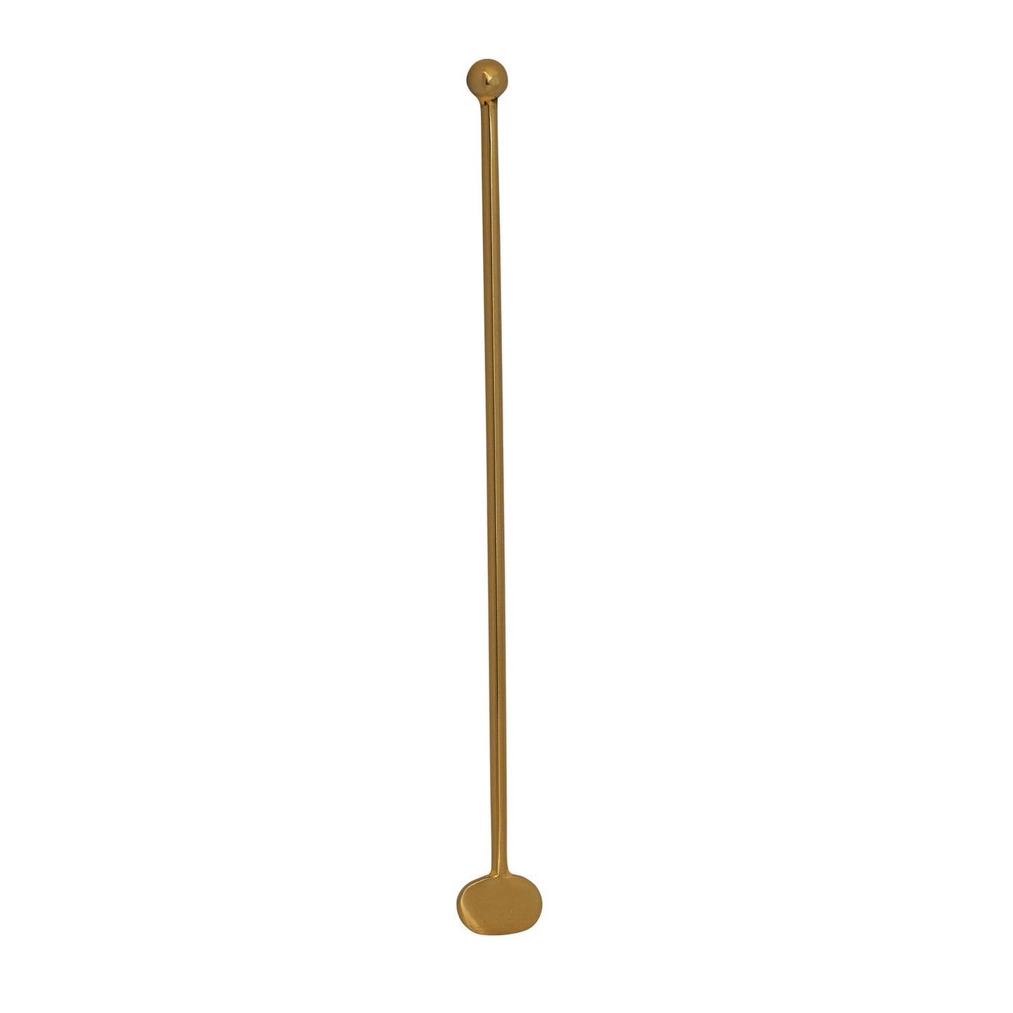 Stainless Steel Cocktail Stirrer - Antique Brass Finish