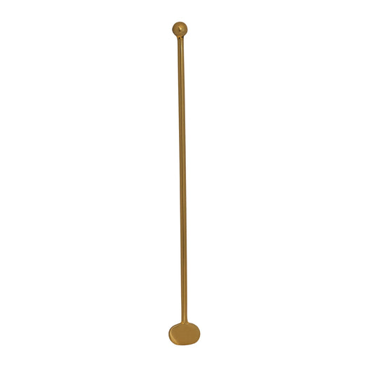 Stainless Steel Cocktail Stirrer - Antique Brass Finish