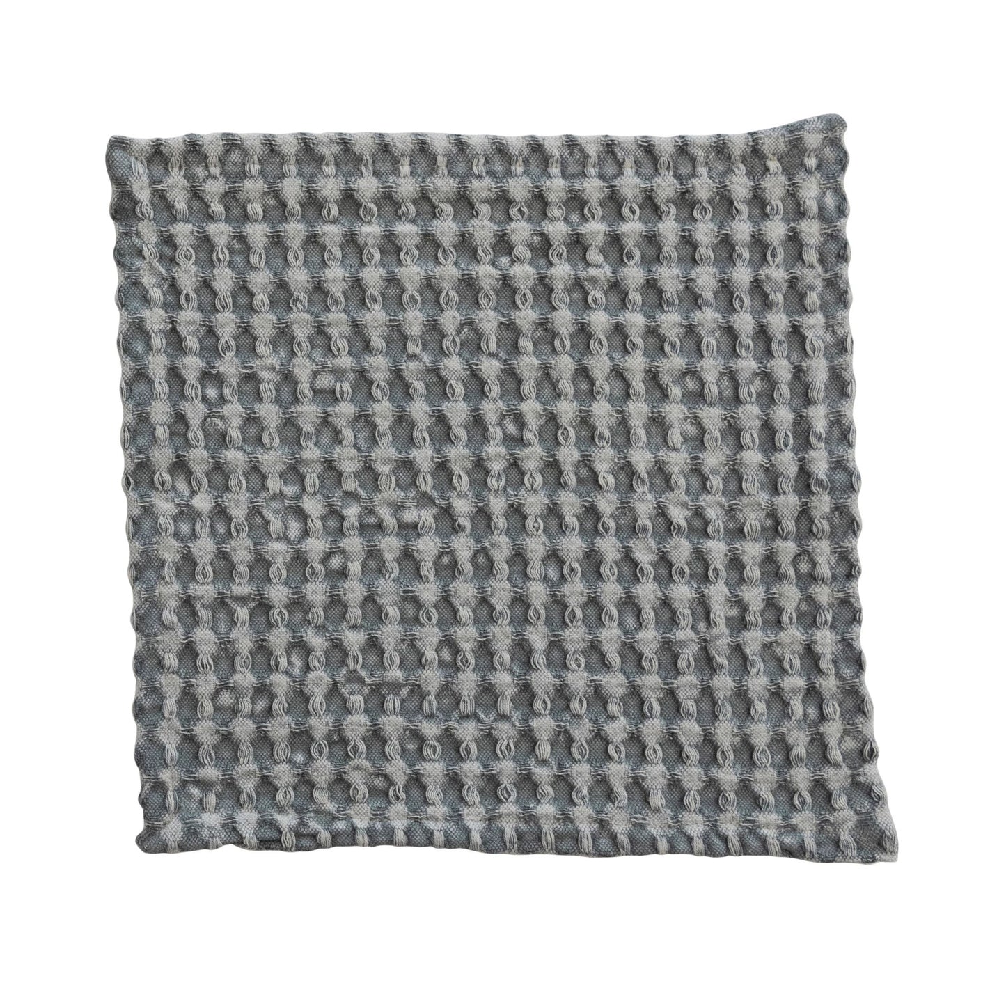 Bloomingville - Cotton Waffle Weave Dish Cloths - Blue- Set of 3