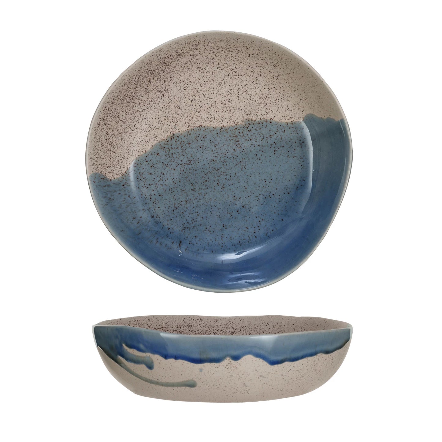 Stoneware Serving Bowl - Blue