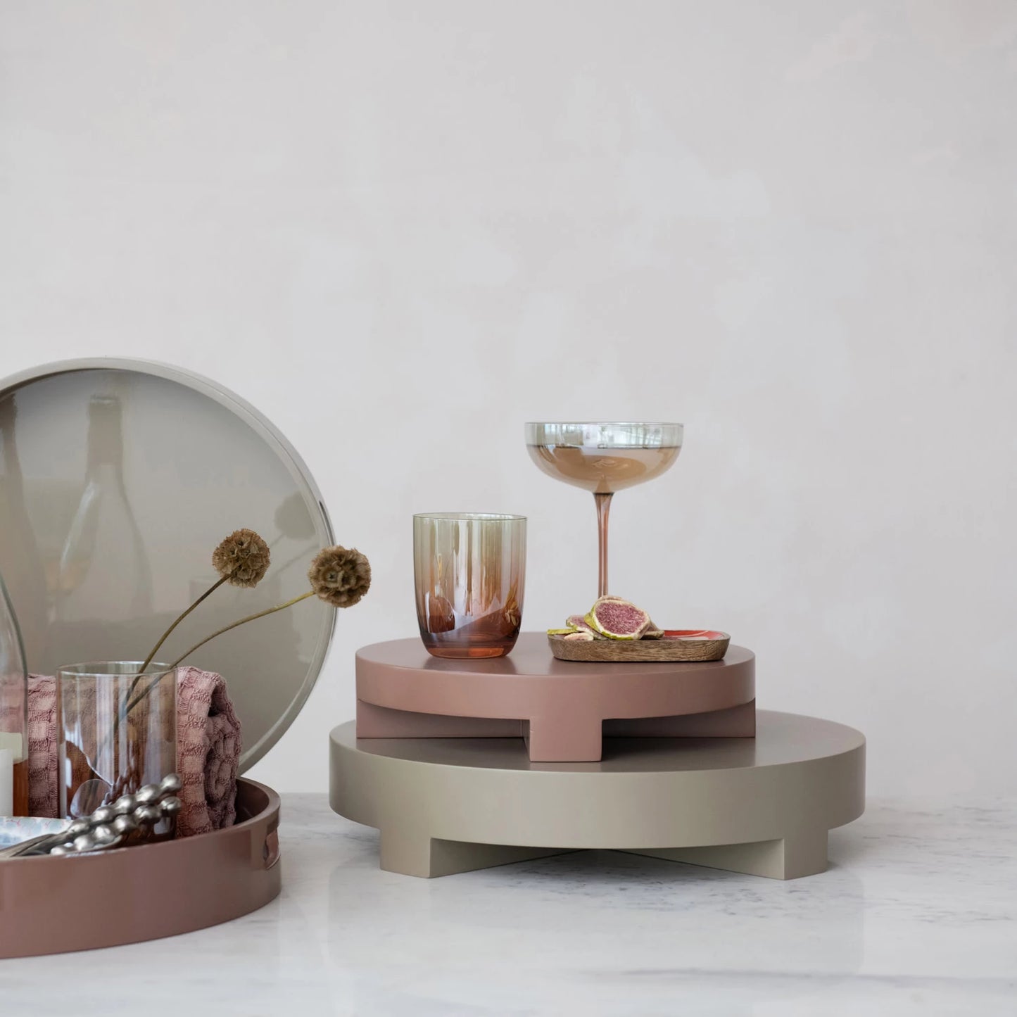 Martini Glass - Amber & Green - 8oz