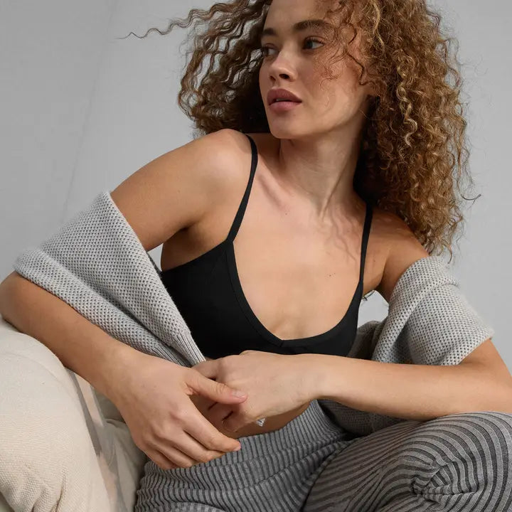 Lunya - Seamless Modal Bare Bralette - Immersed Black