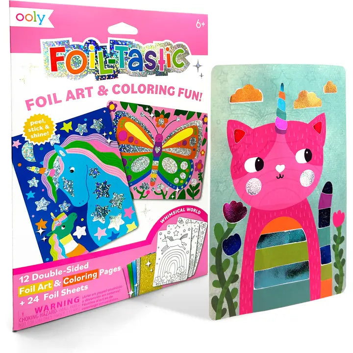 OOLY - Foil-Tastic Foil Art Kit - Whimsical World