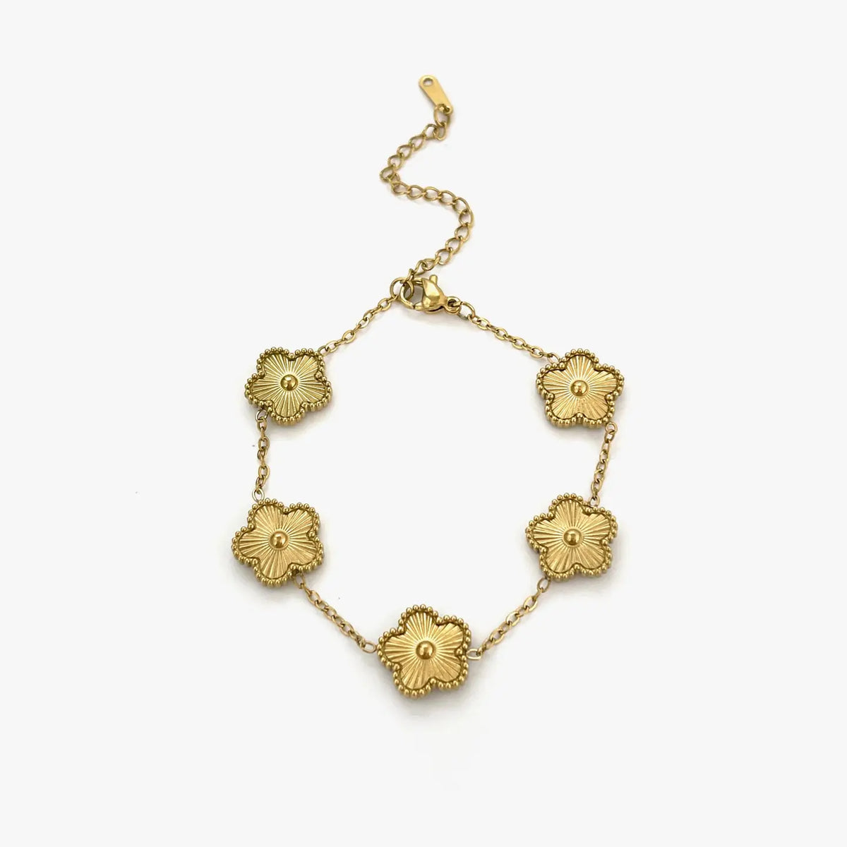 Gold Floral Bracelet