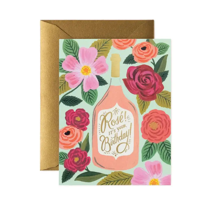 Rifle Paper Co. - Birthday Card - Rosé It's Your Birthday