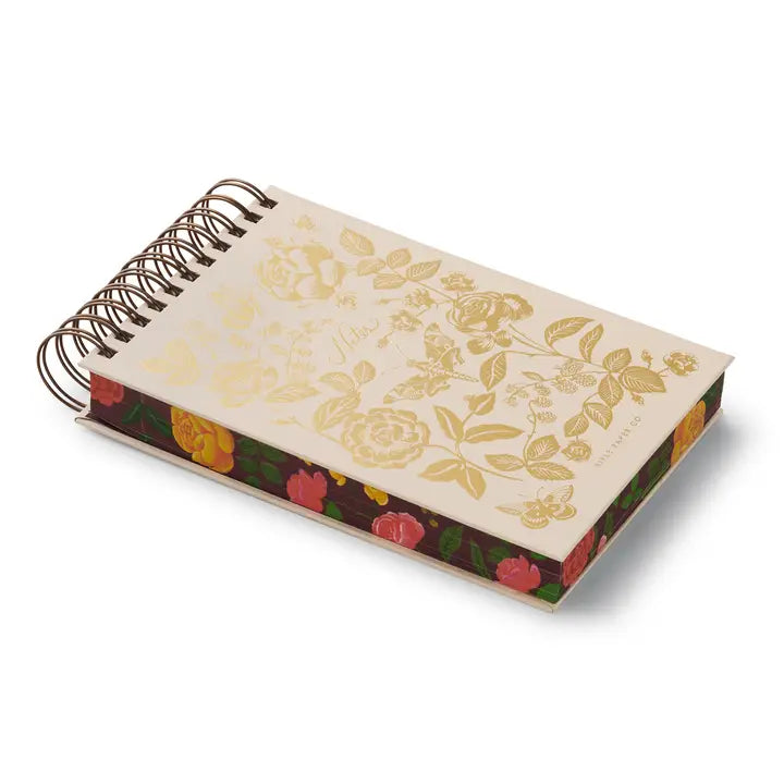 Rifle Paper Co. - Desktop Spiral Notepad - English Rose