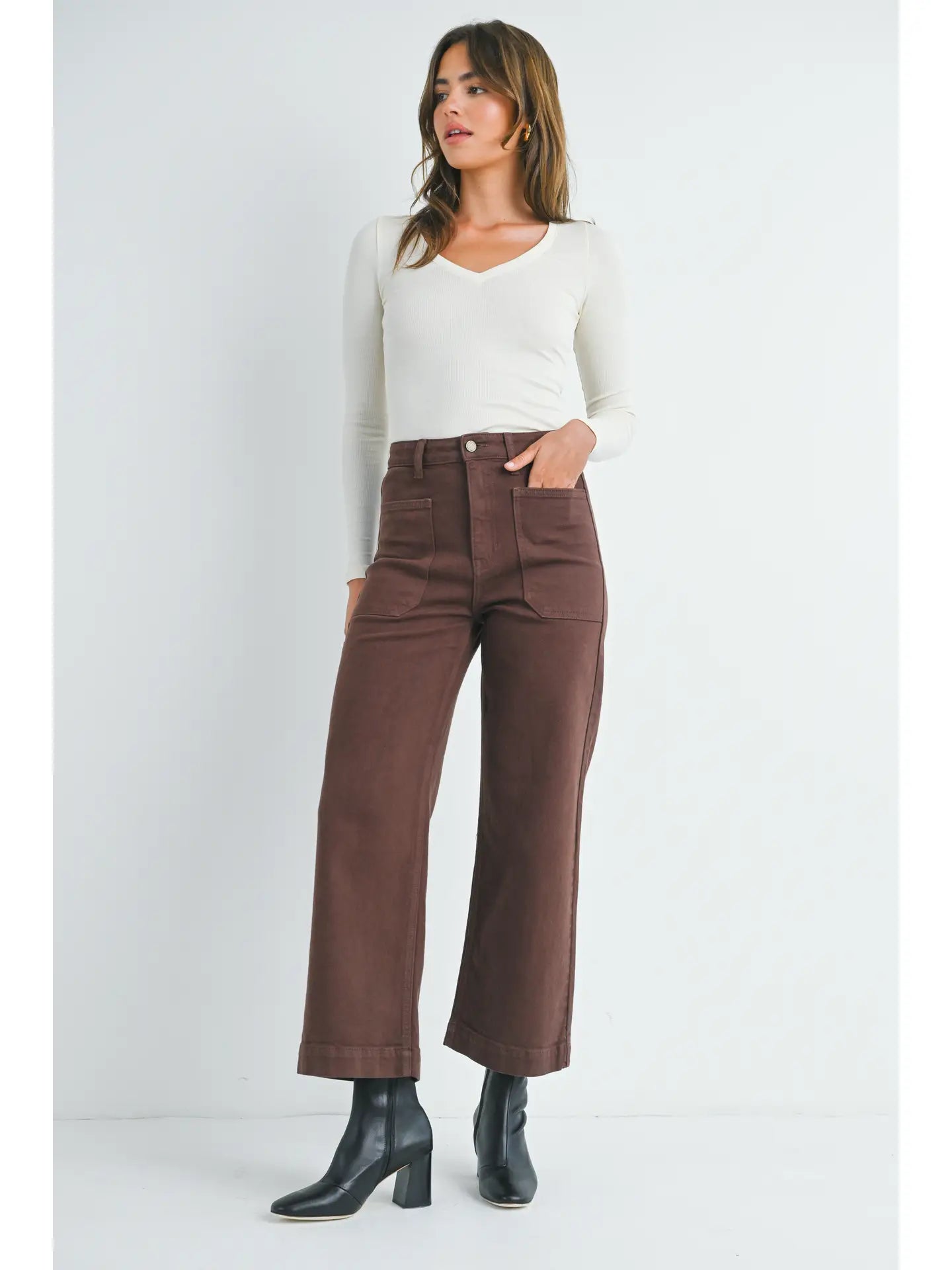 Eve Utility Pant - Coffee Bean