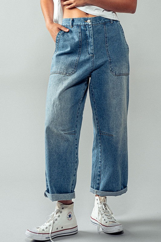 Cotton Indigo Denim Jeans